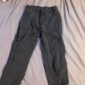 black jogger pants